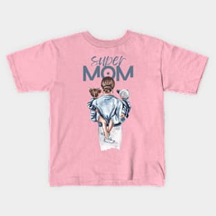 Super Mom Kids T-Shirt